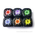 Custom Design Plastic Acrylic Dice Logo Printing Dice